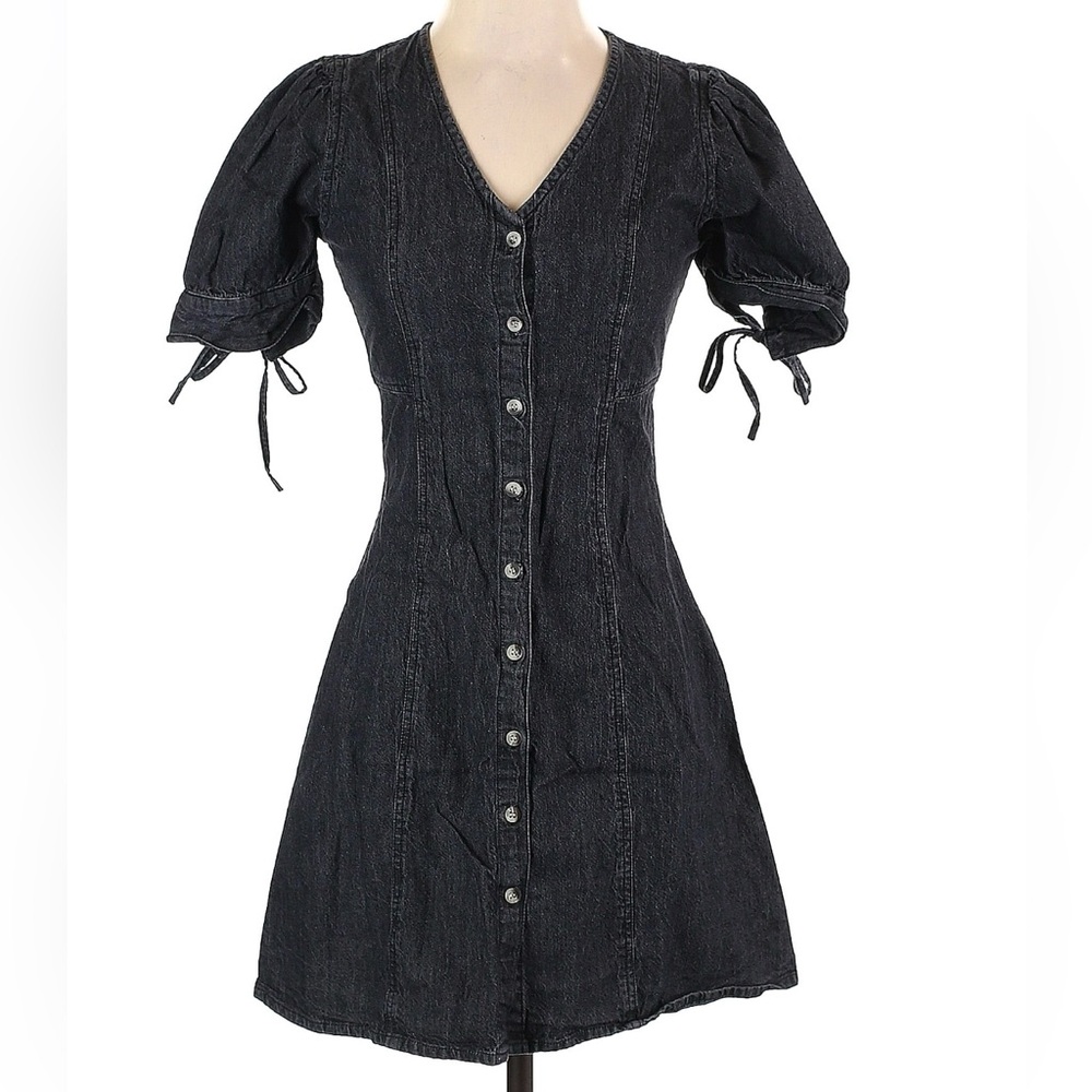 Sam & Sim denim short sleeve dress